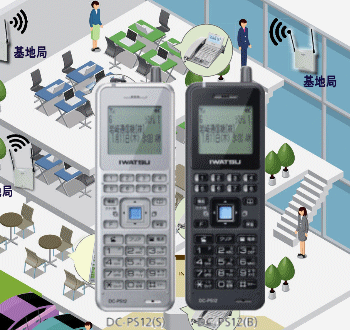 DC−PS12(S/B)選べる2色の端末