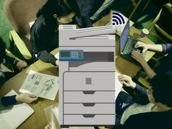 複合機の機能を活かして効果的なプレゼン作成